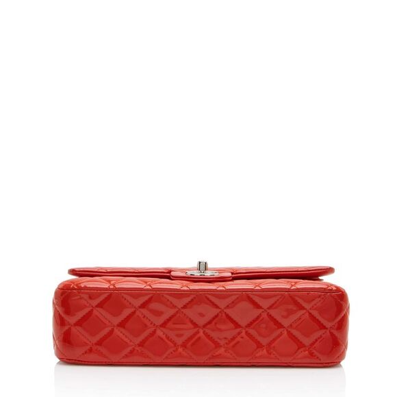 Chanel Patent Leather Classic Medium Double Flap Bag - Picture 4 of 14